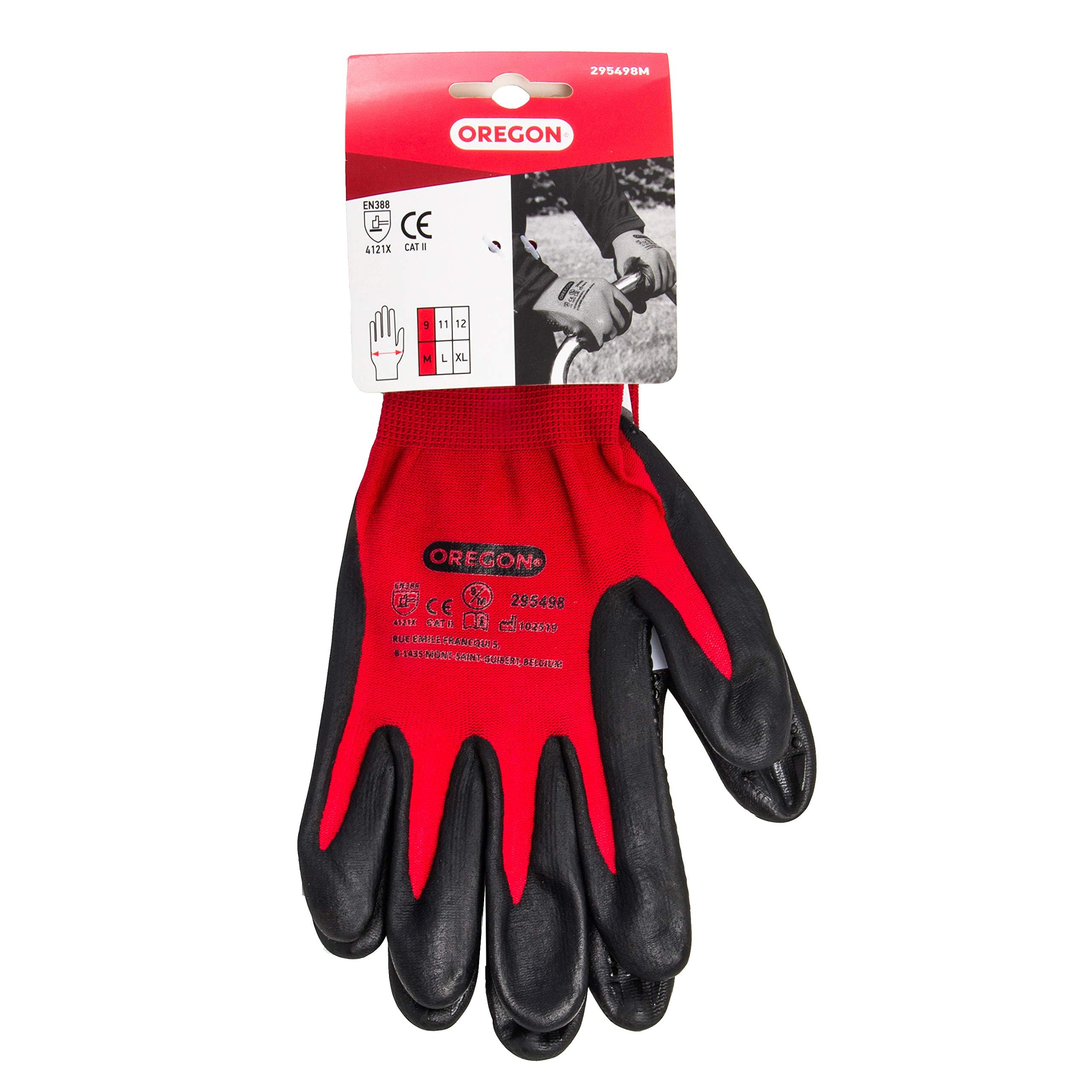 Oregon Gants travail nitrile M jardinage bricolage
