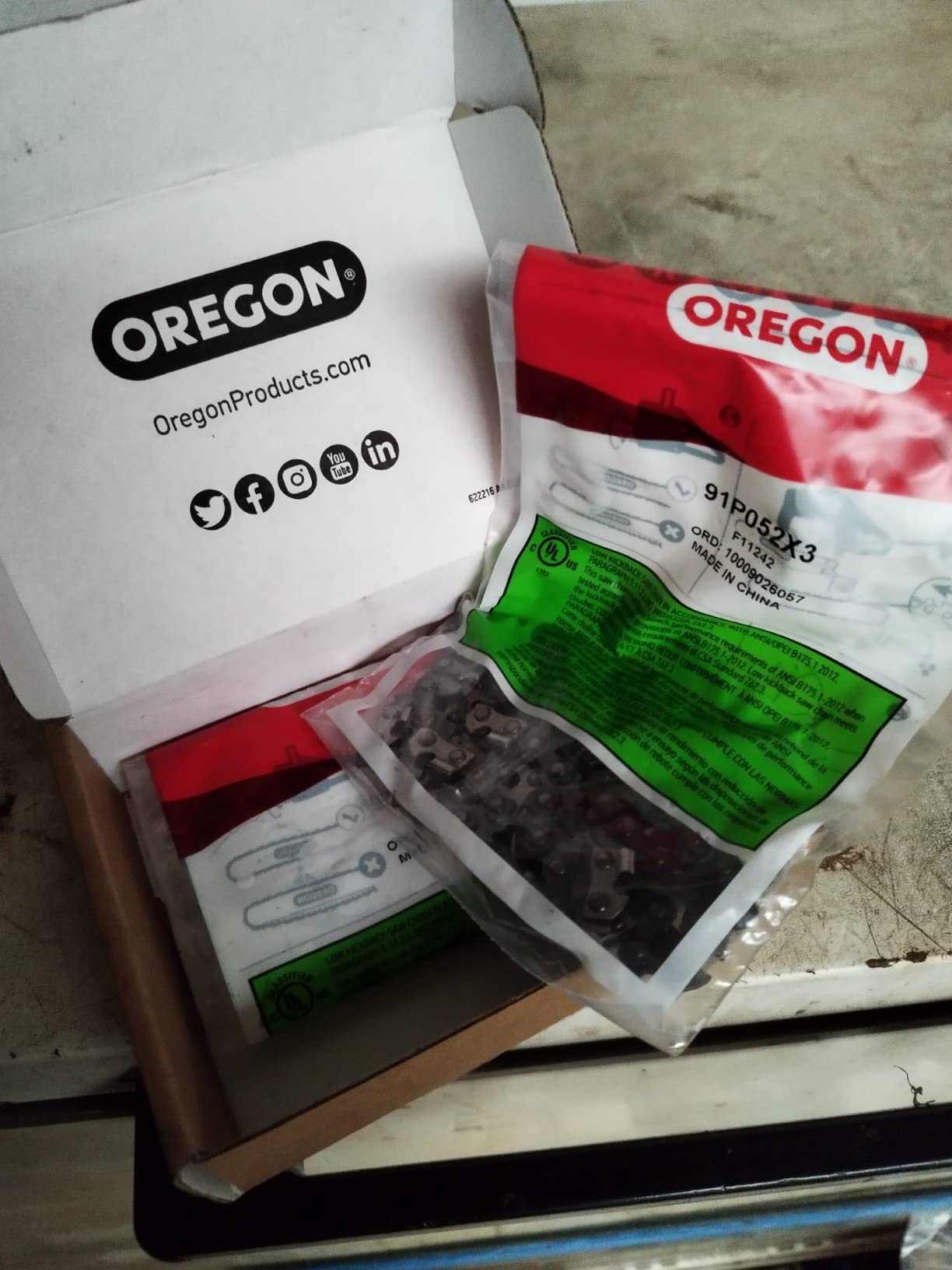 Oregon chaîne tronçonneuse 35 cm 52 maillons 3/8" LP