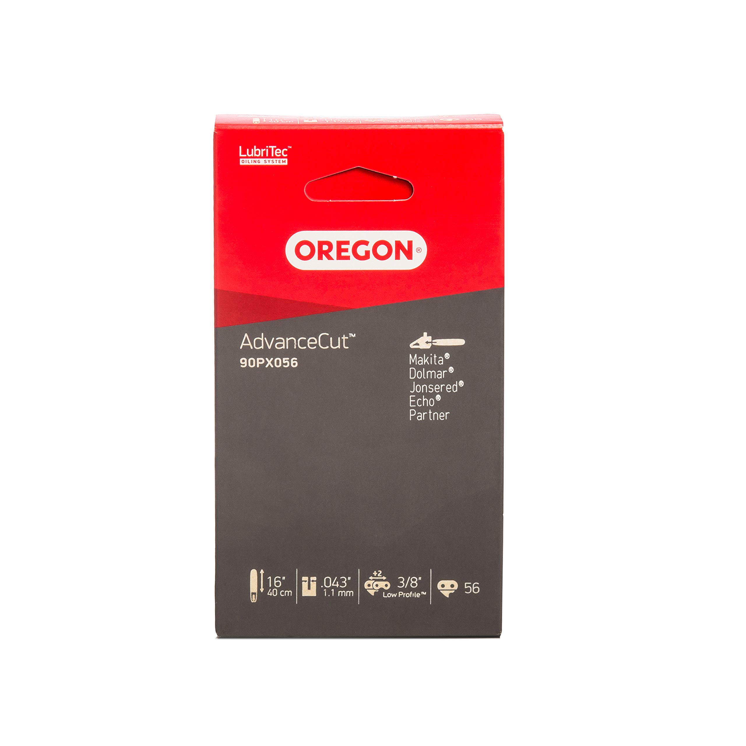 Oregon Chaîne Tronçonneuse 40cm 56 Maillons 3/8" LP 1,1mm