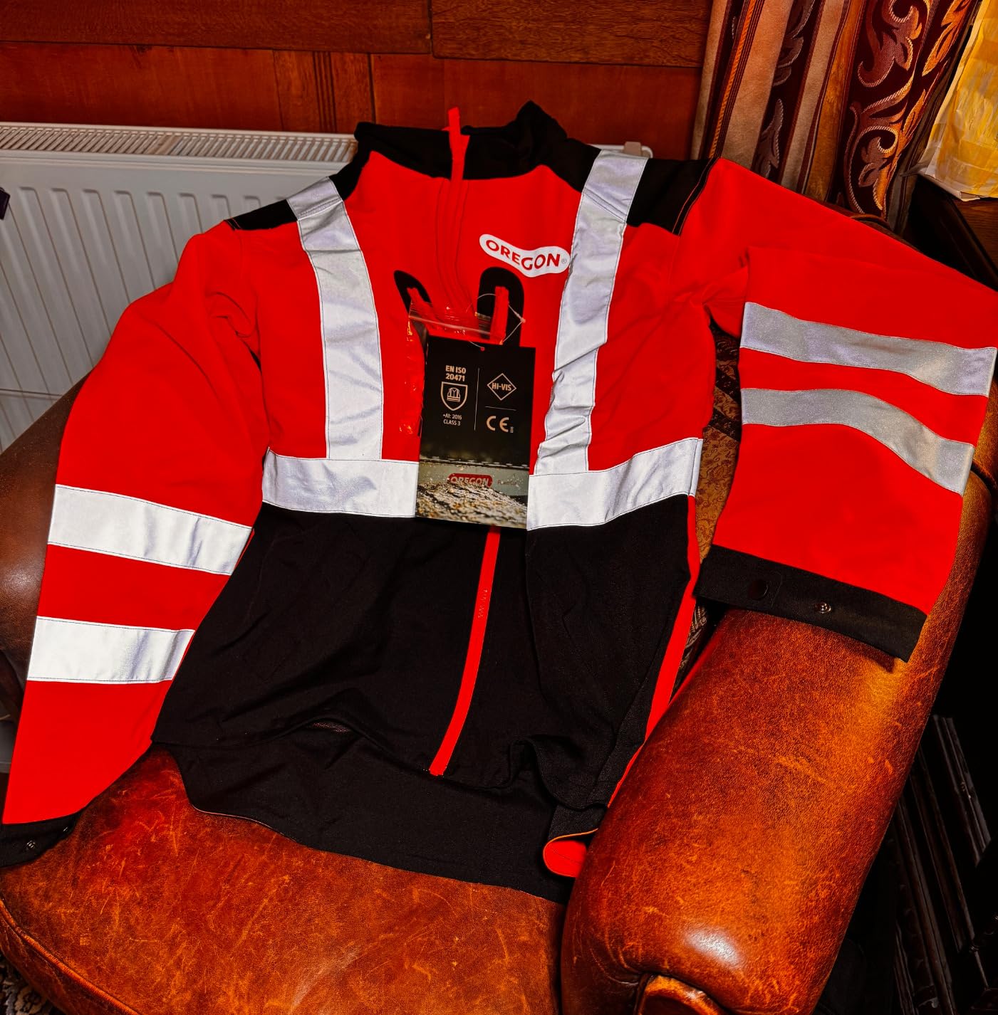 Oregon veste haute visibilité classe 3 orange taille S
