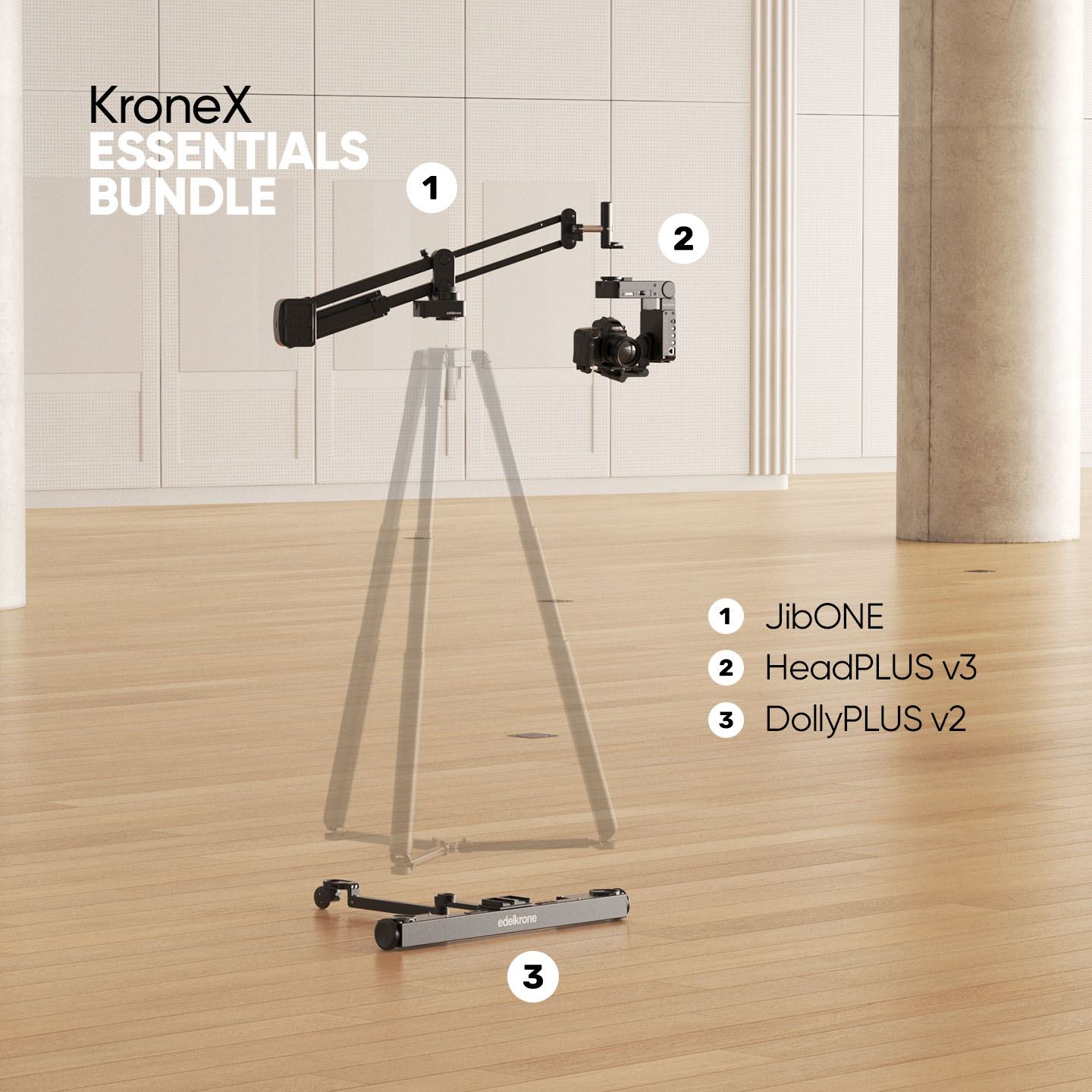 Edelkrone Krone X Bundle grue caméra