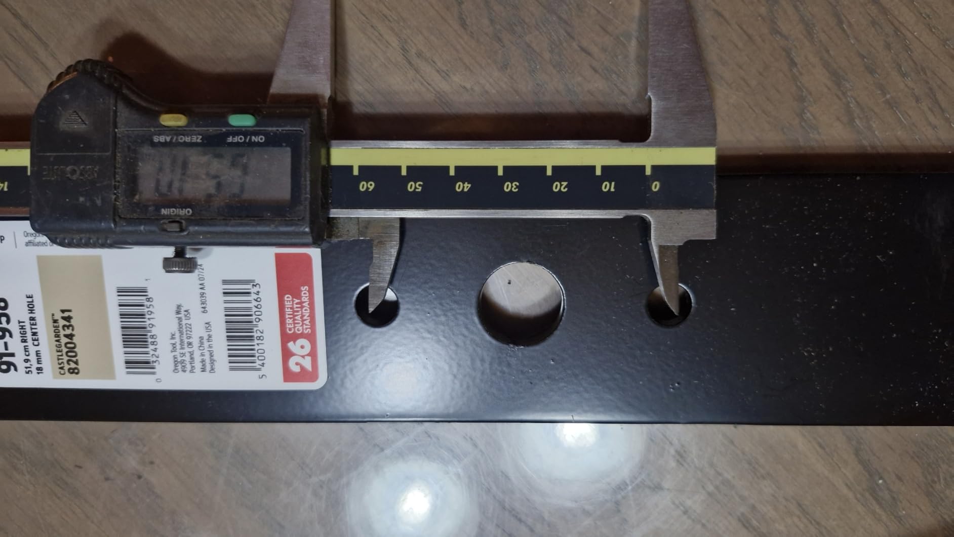 Oregon kit 2 lames tondeuse 52 cm haute levée