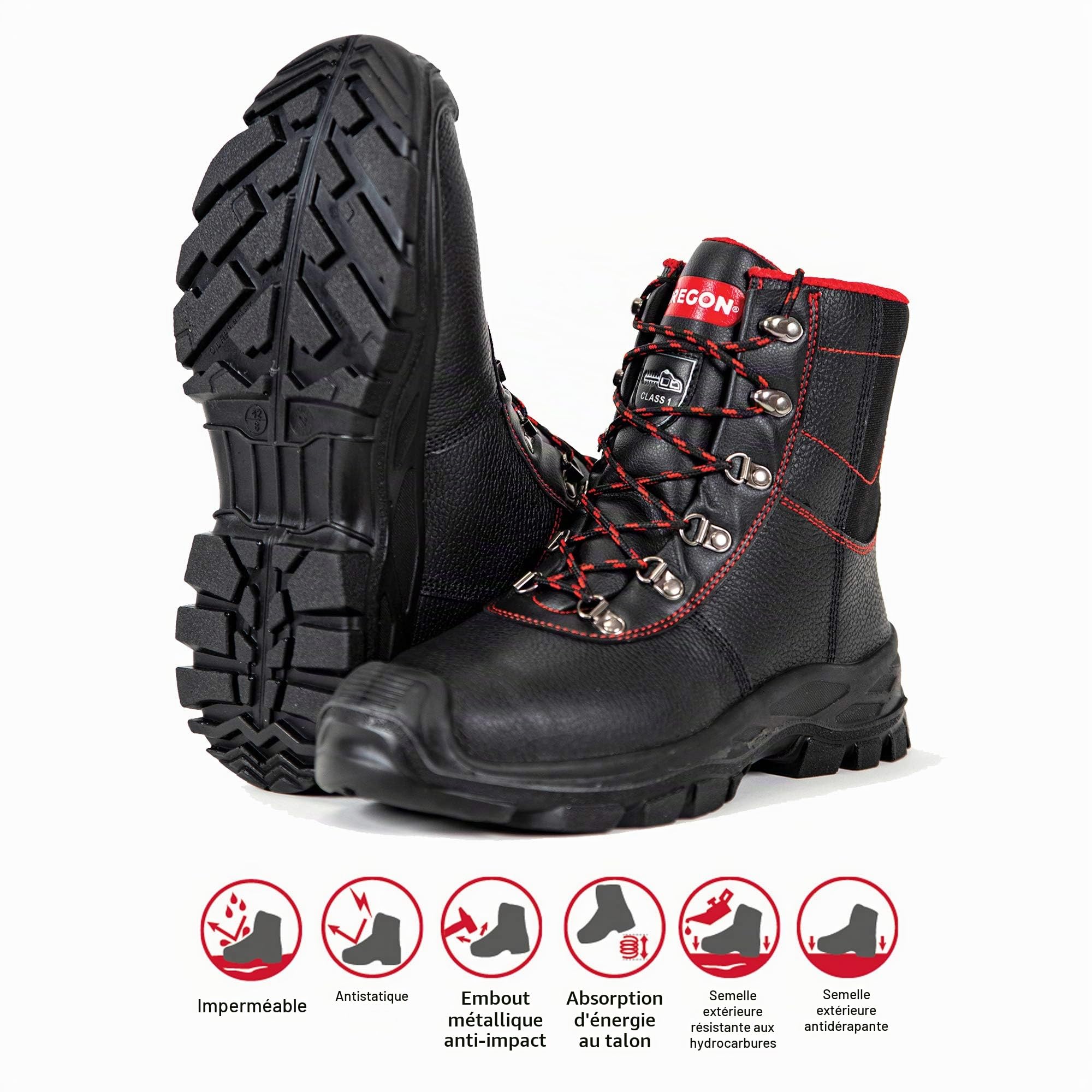 Oregon Sarawak Bottes Protection Tronçonneuse 45 Classe 1