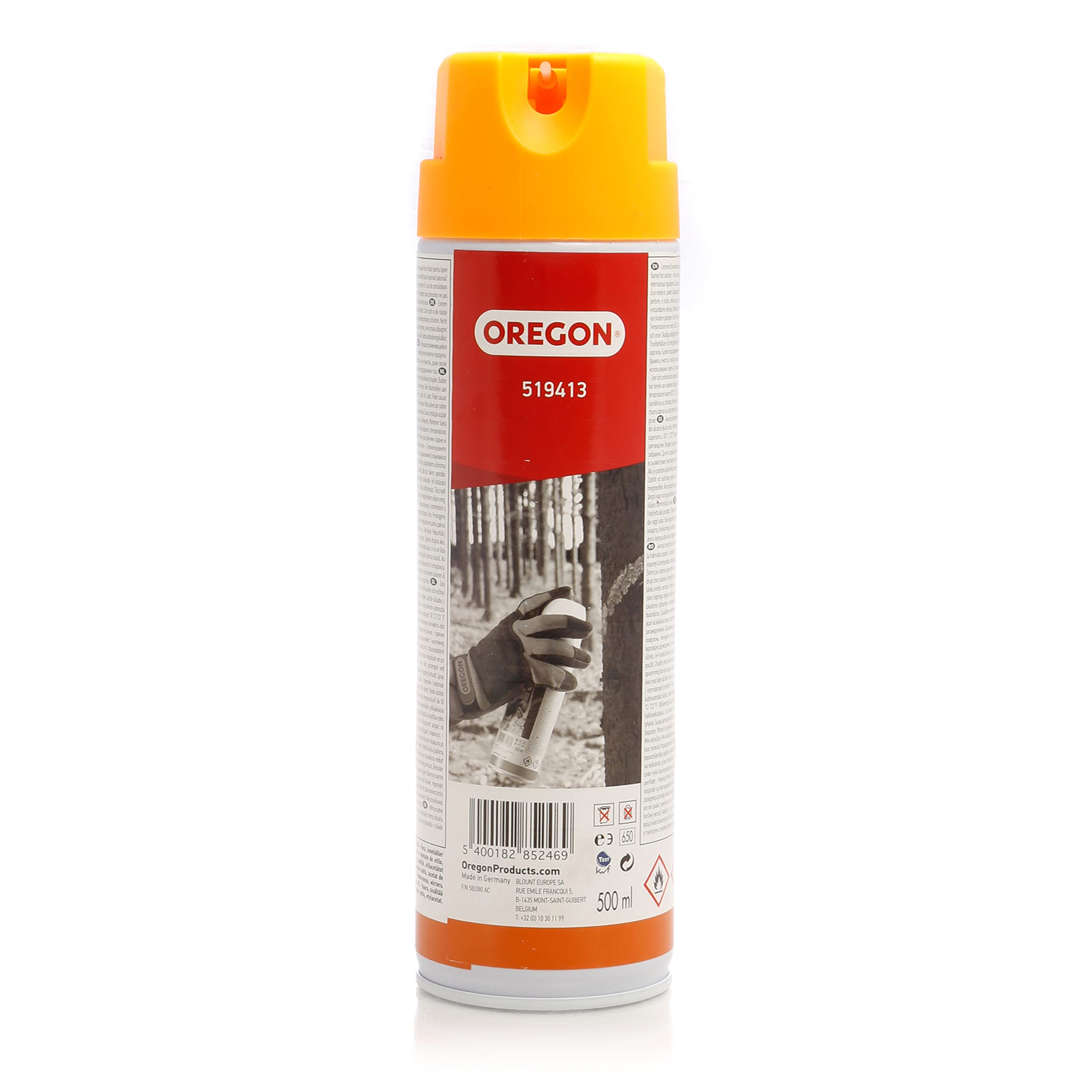 Oregon Spray Marquage Forestier Orange Fluo 500 ml