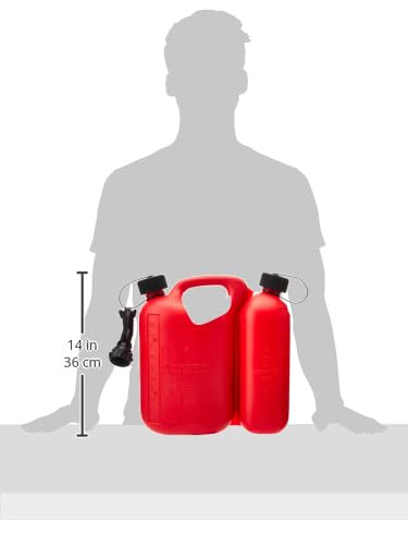 Oregon 562407 Combi-Can Bidon 5 L + 3 L Rouge