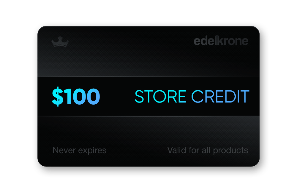 Edelkrone Store Credit carte cadeau 100-2500