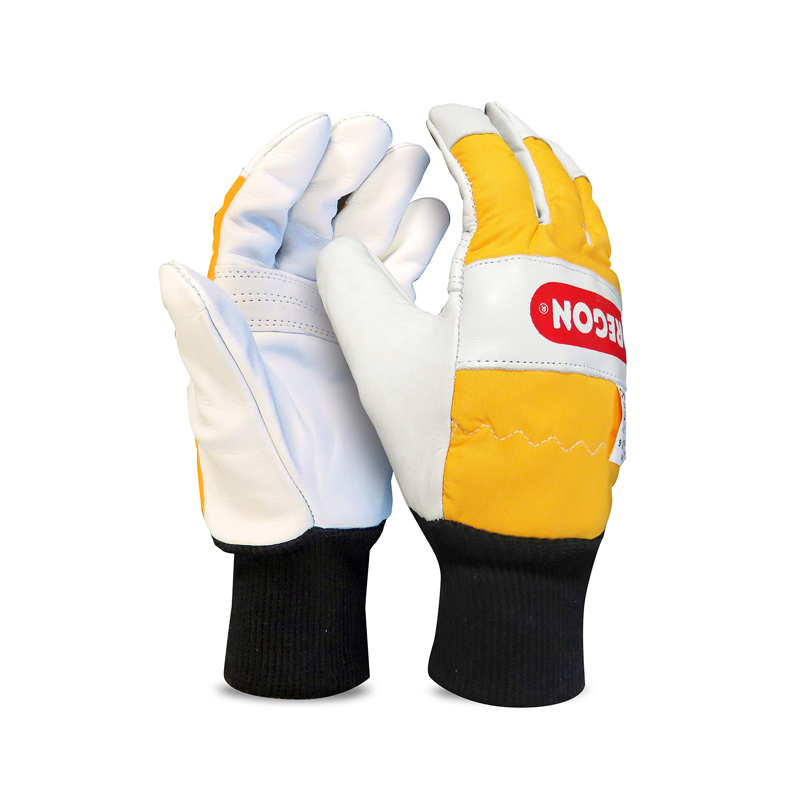 Oregon Gants Protection Tronçonneuse Cuir M Jaune