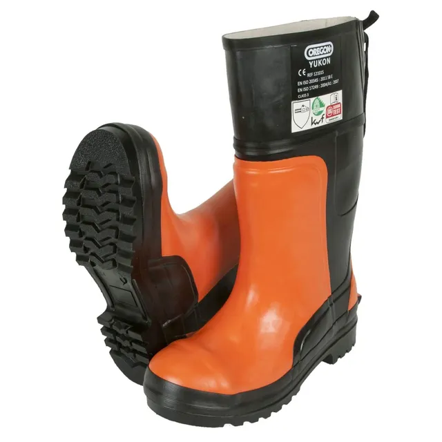 Oregon Yukon Bottes Caoutchouc Tronçonneuse 42 Orange