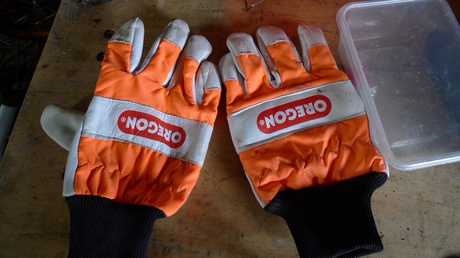 Oregon Yukon Gants cuir tronçonneuse taille M