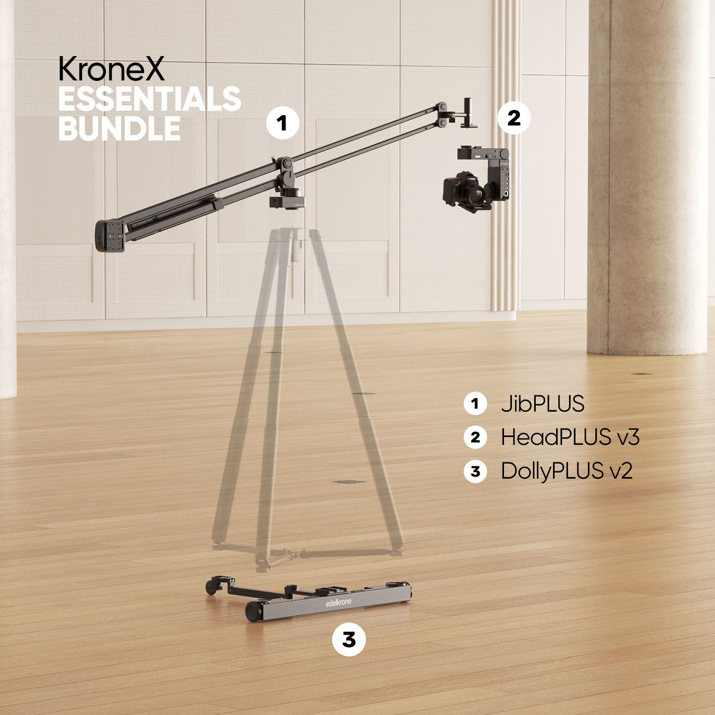 Edelkrone Krone X Bundle grue caméra