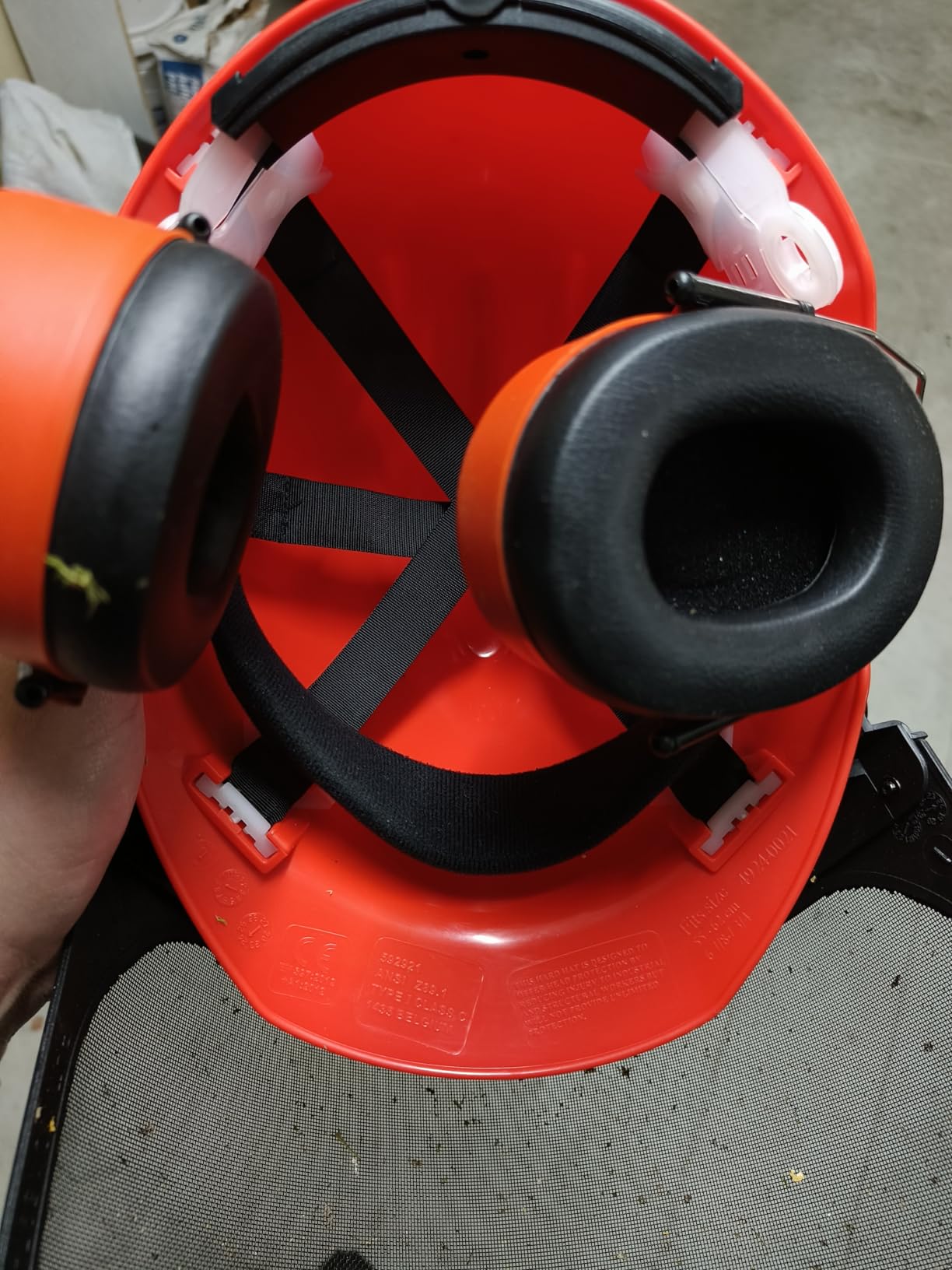 Oregon Yukon casque forestier tronçonneuse visière maille pré-assemblé