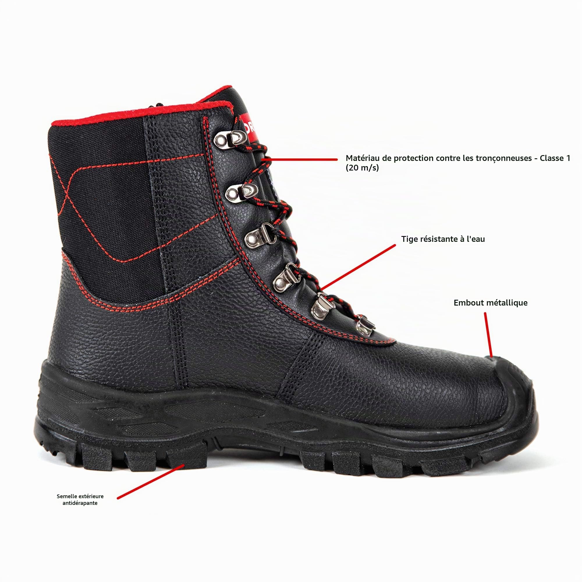Oregon Sarawak Bottes Protection Tronçonneuse 45 Classe 1