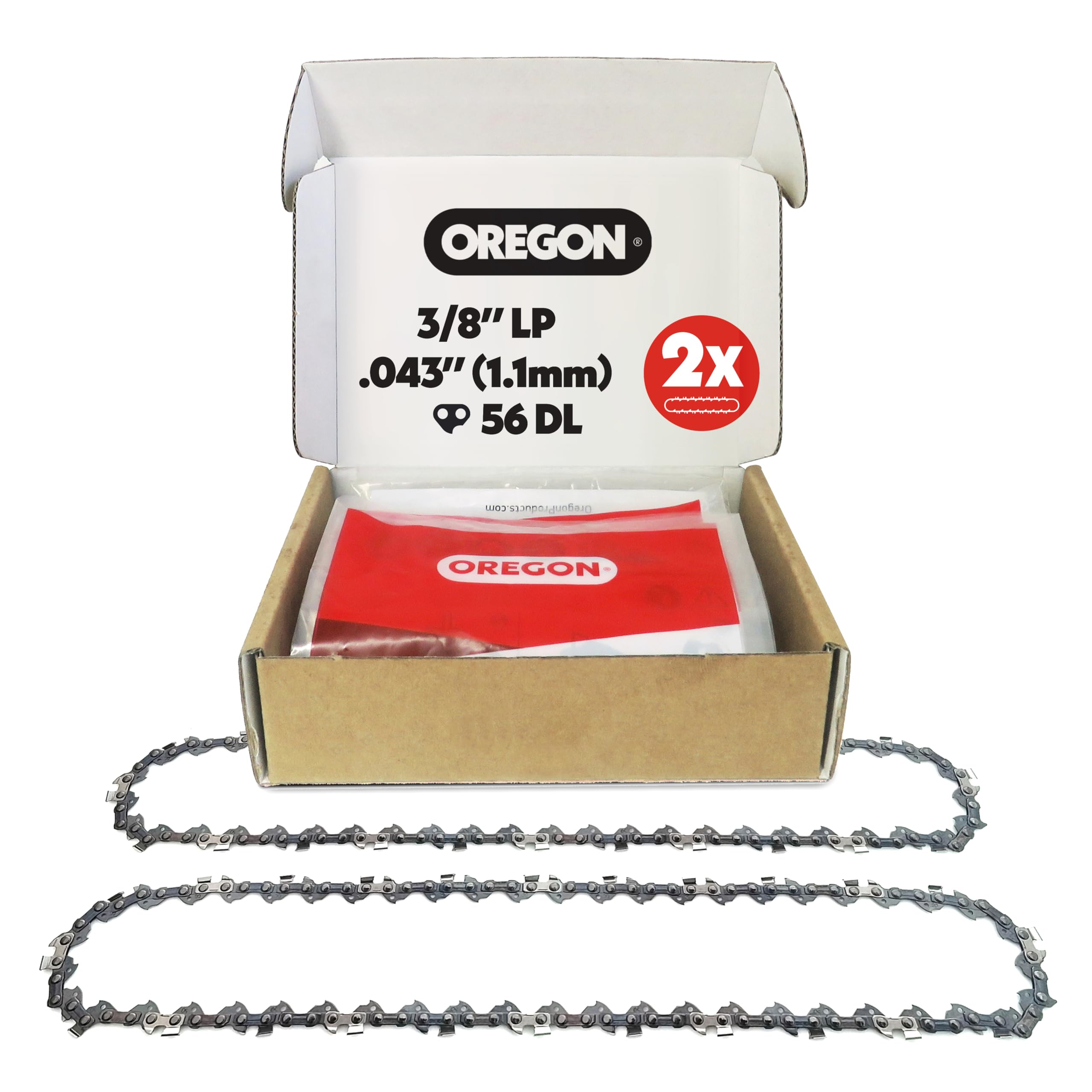 Oregon Chaînes de tronçonneuse 56 maillons chaîne 40cm 1,1mm
