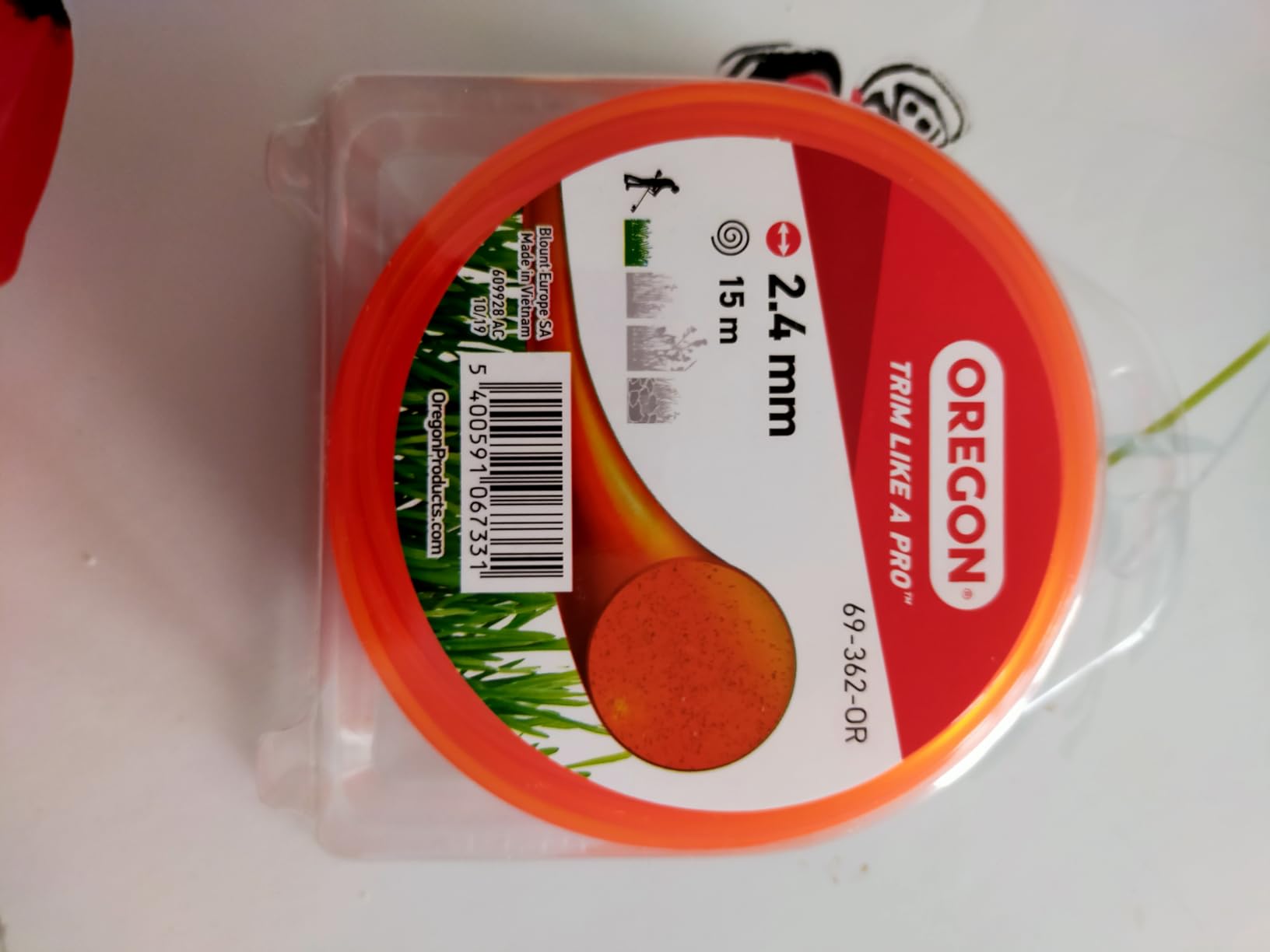 Oregon Fil débroussailleuse rond 2 mm x 127 m vert coupe-herbe