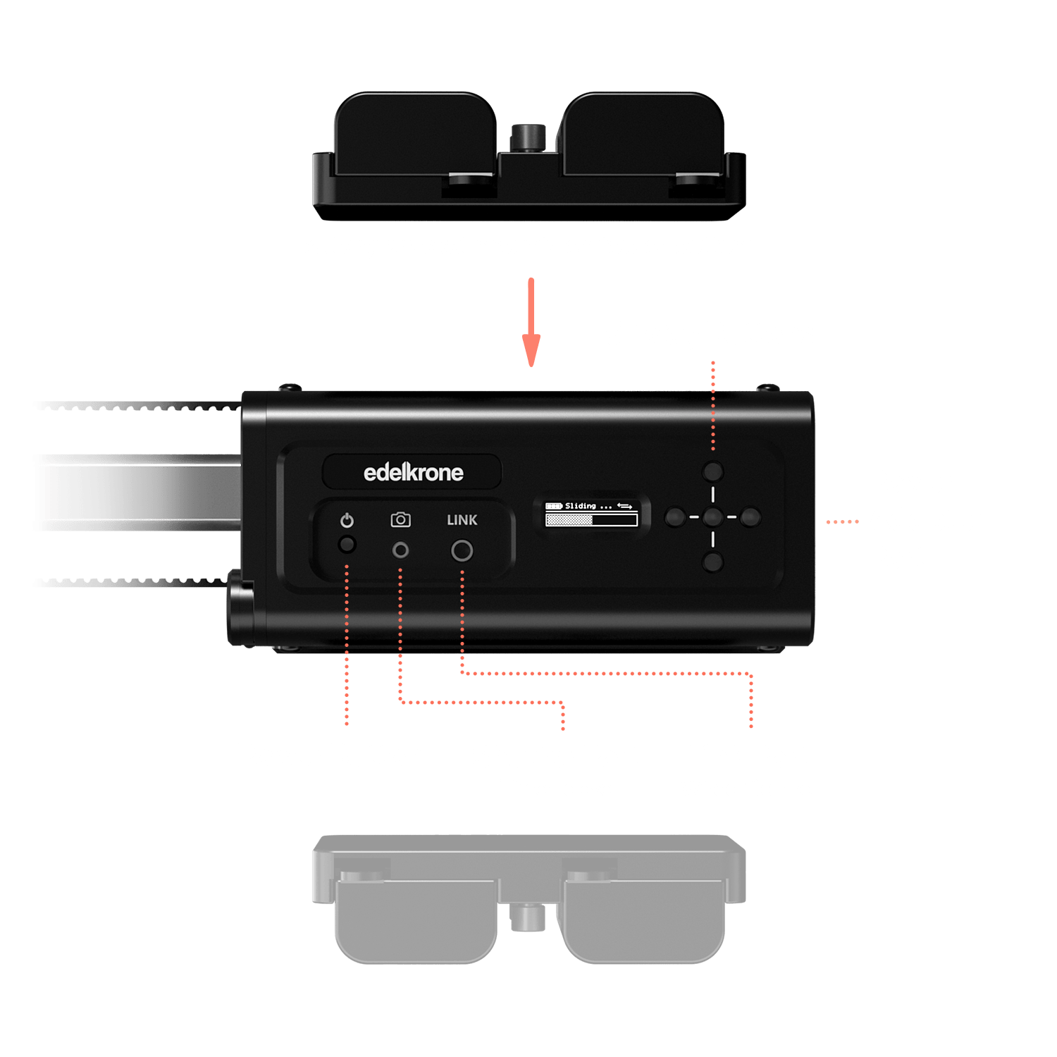 Edelkrone SlideMaster LITE pack slider 3 axes