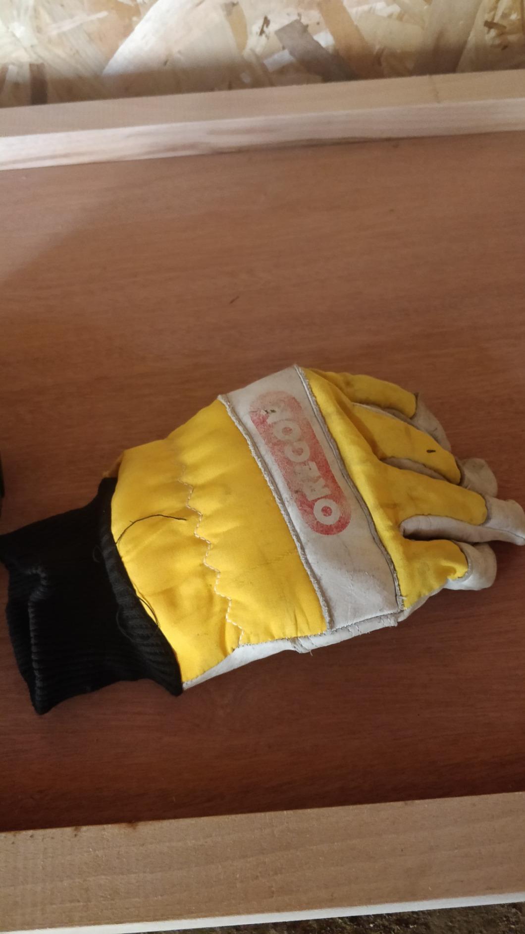 Oregon Gants Protection Tronçonneuse Cuir M Jaune