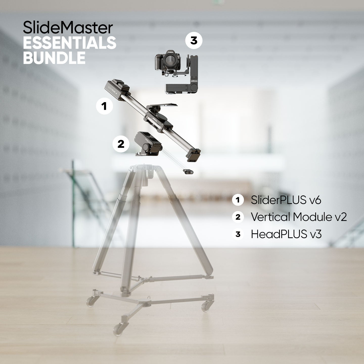 Edelkrone SlideMaster Essentials Kit slider motorisé