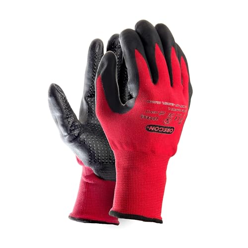Oregon Gants travail nitrile M jardinage bricolage