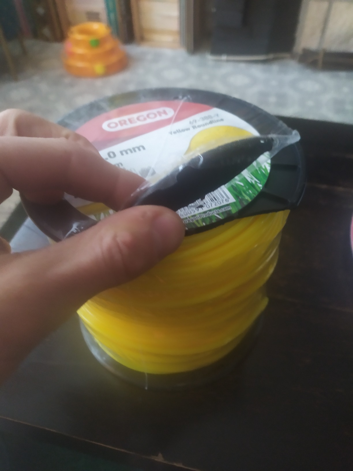 Oregon fil débroussailleuse rond jaune 4 mm x 32 m