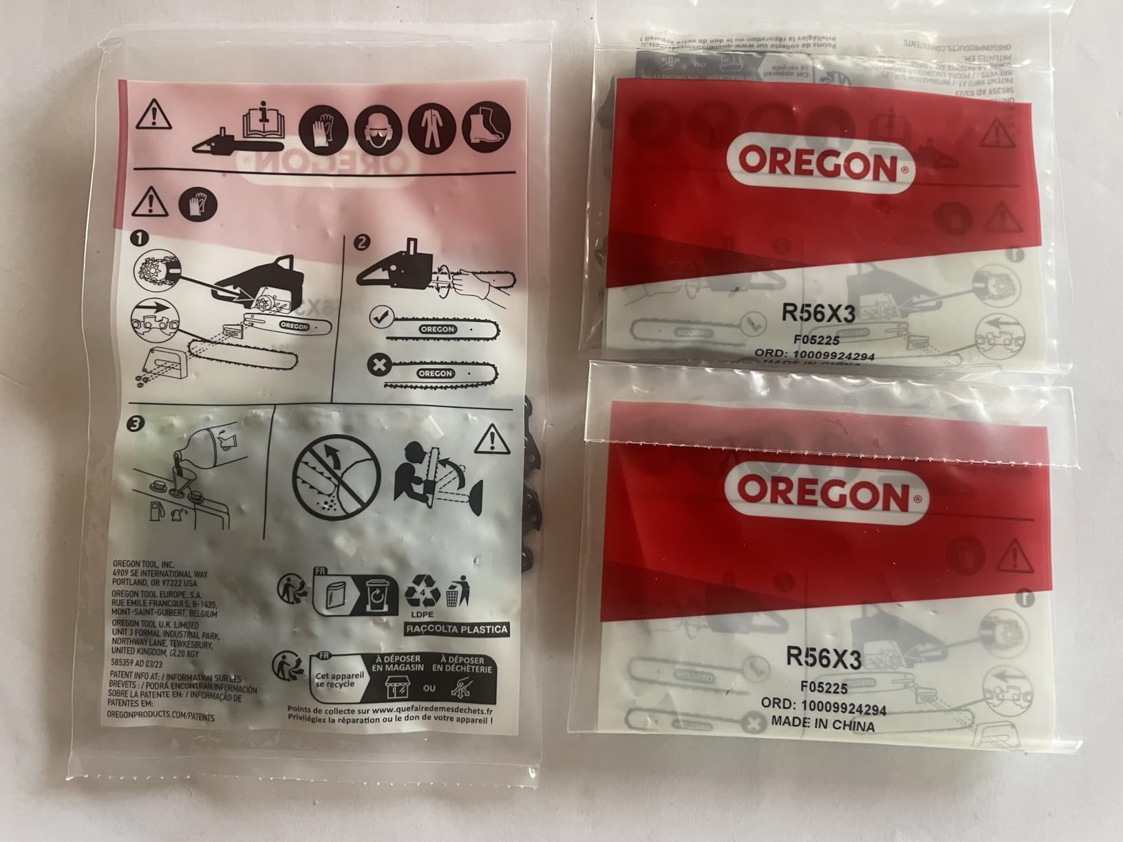 Oregon Chaîne Tronçonneuse 40cm 56 Maillons 3/8" LP 1,1mm