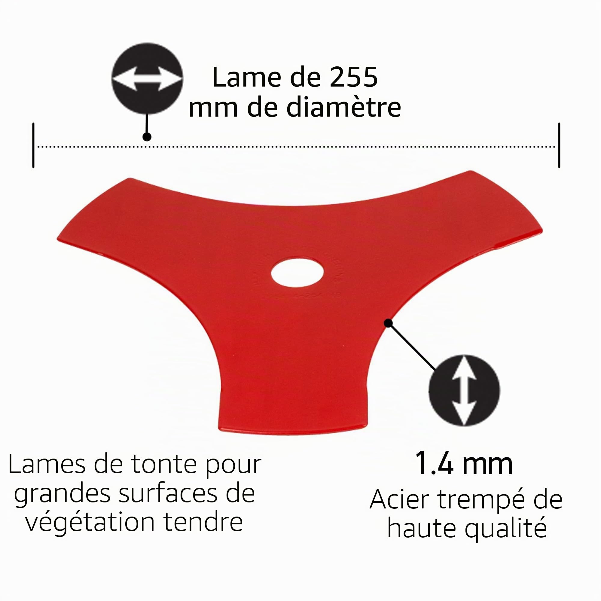 Oregon 3 Dents Lame Débroussailleuse 255 mm Acier