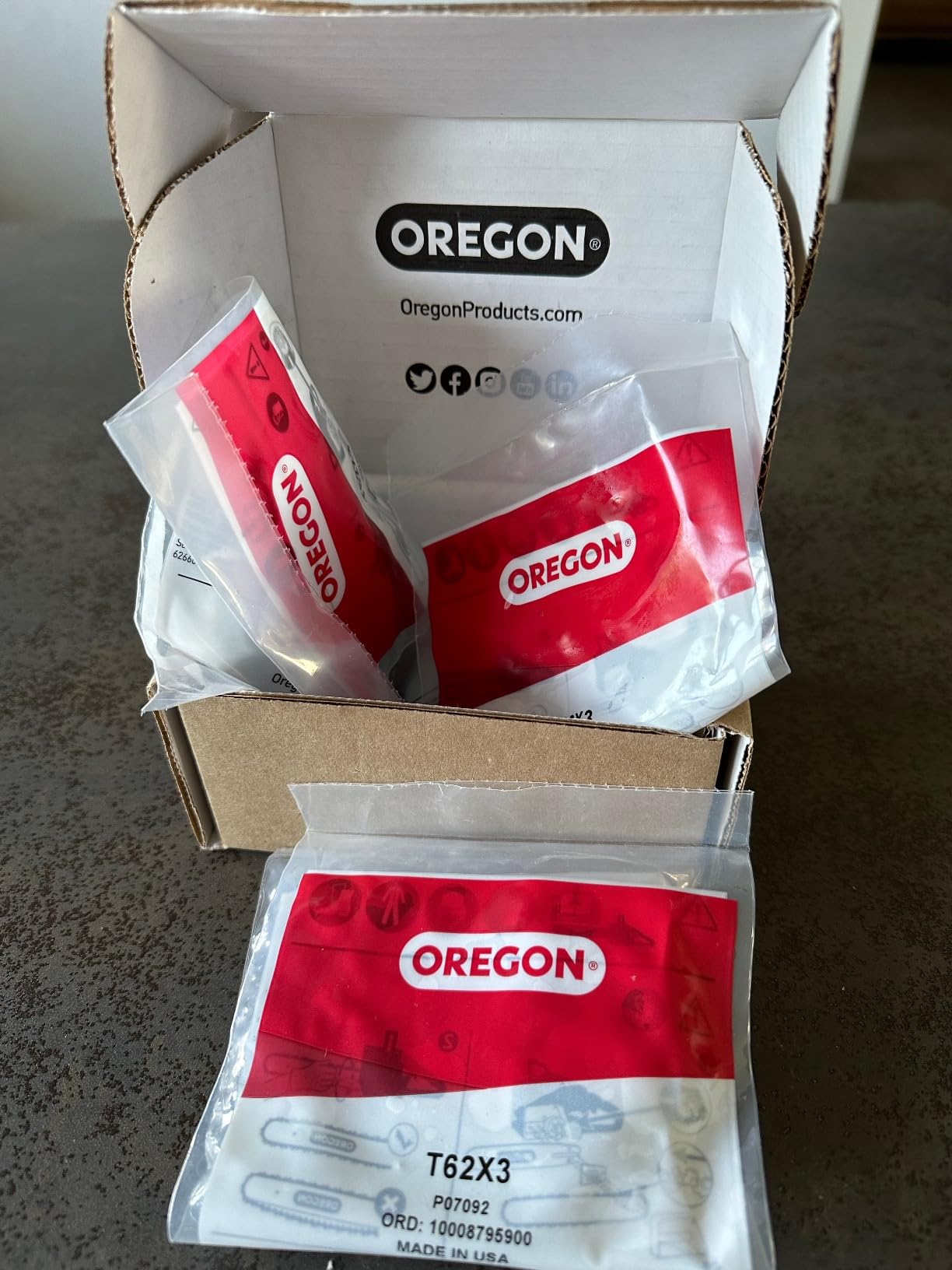 Oregon VersaCut Chaîne Tronçonneuse 45 cm 62 Maillons