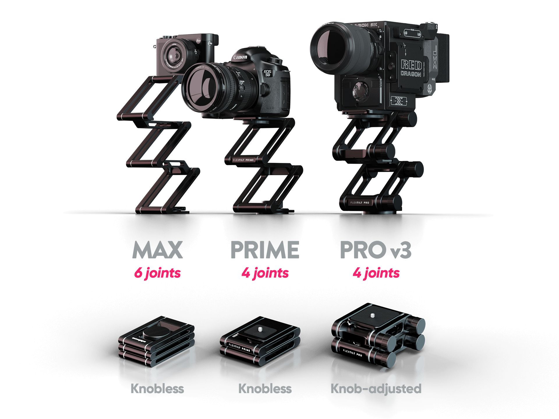 Edelkrone FlexTILT PRO v3 Tête friction