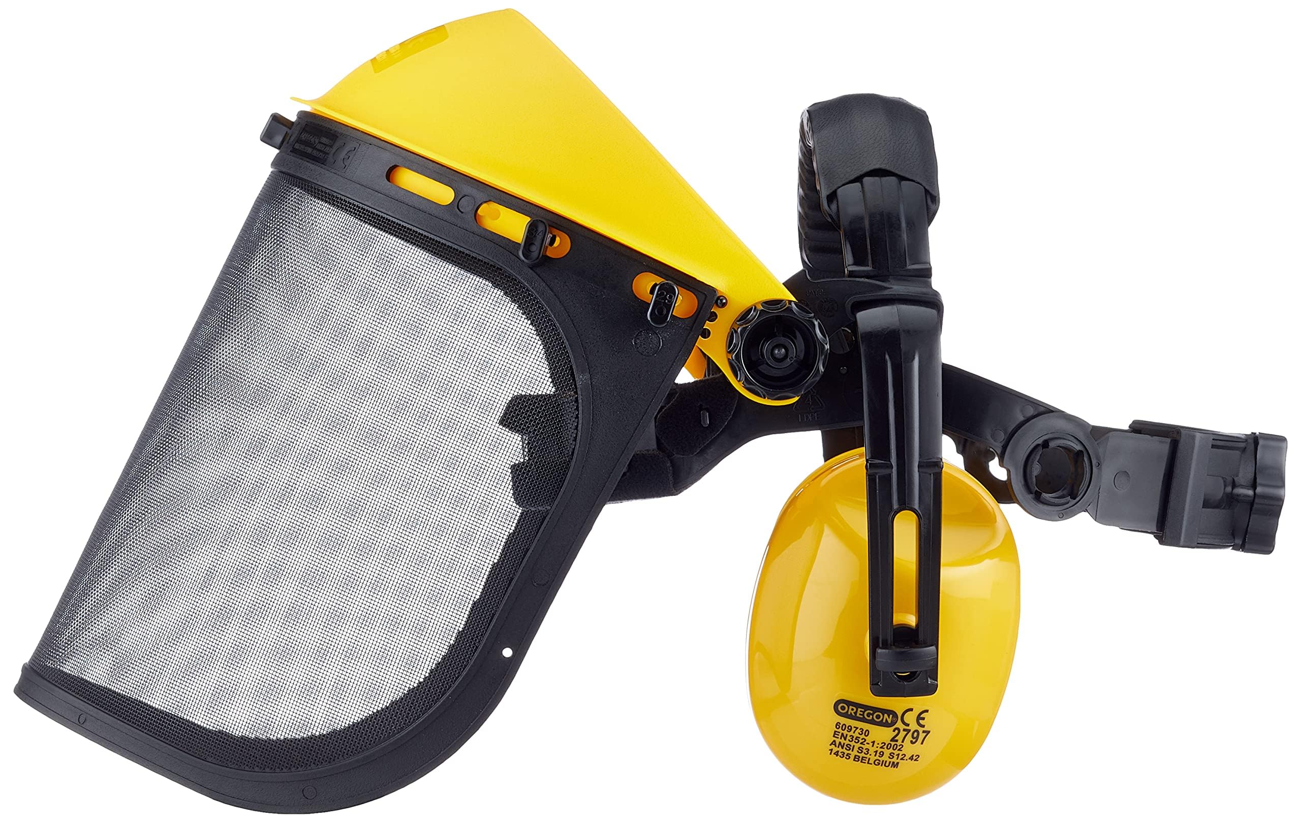 Oregon Serre-tête visière maille protection visage anti-bruit