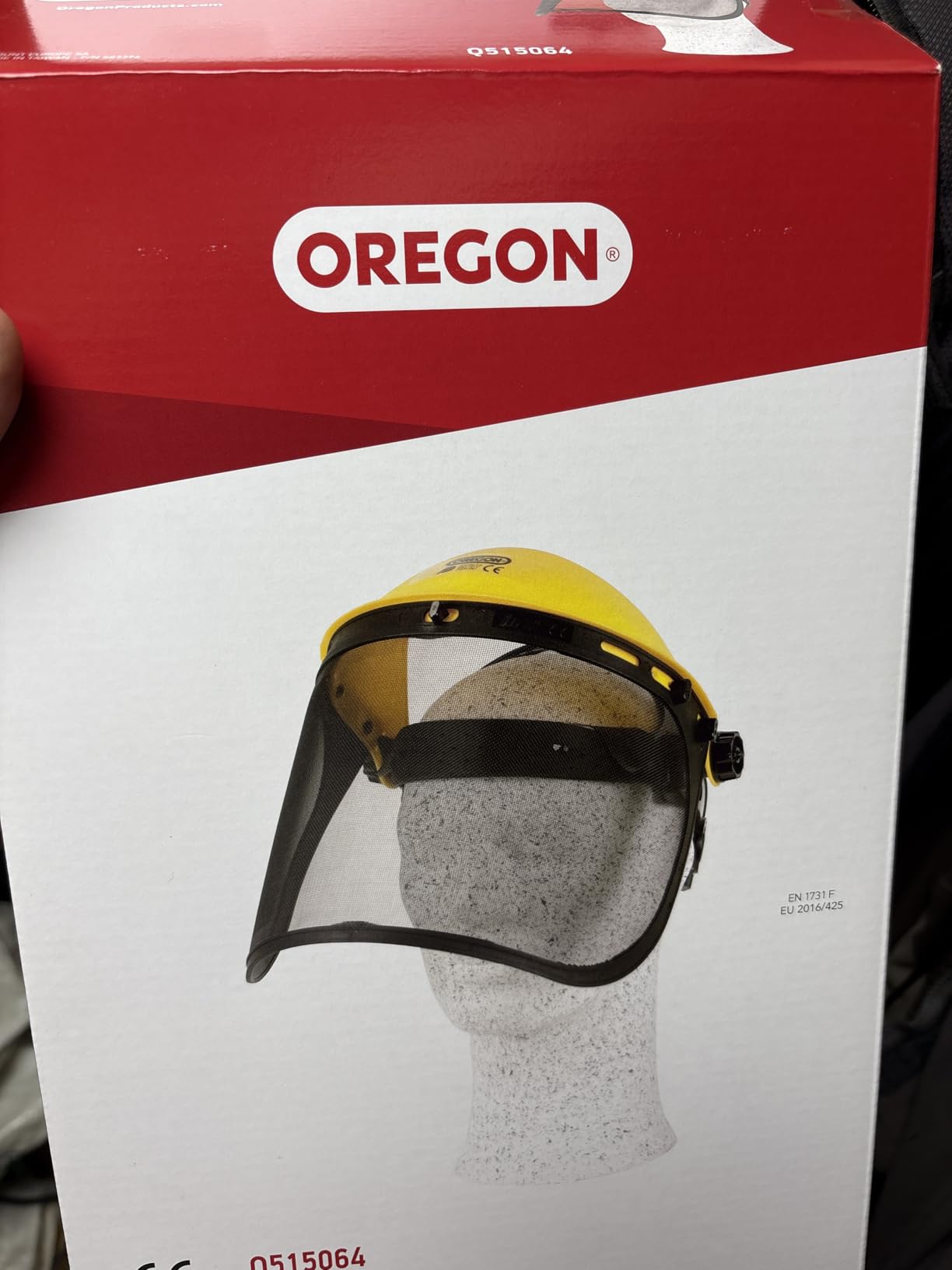 Oregon Q515064 casque protection visière maille acier