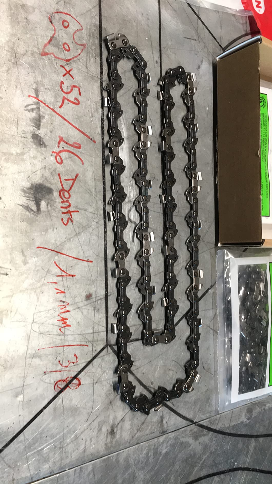 Oregon chaîne 35 cm lot 3 52 maillons 1,1 mm faible rebond