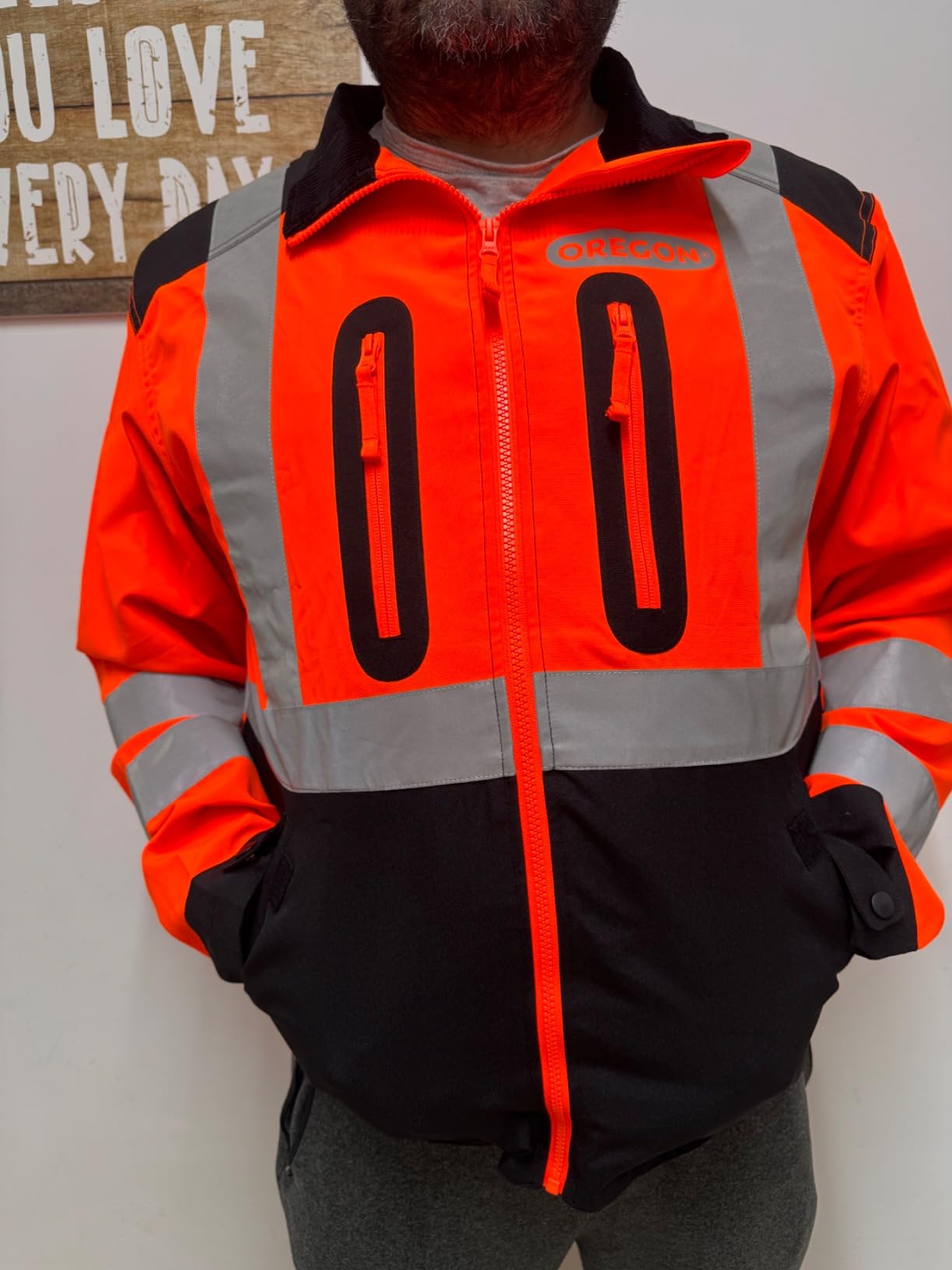 Oregon veste haute visibilité classe 3 orange taille S