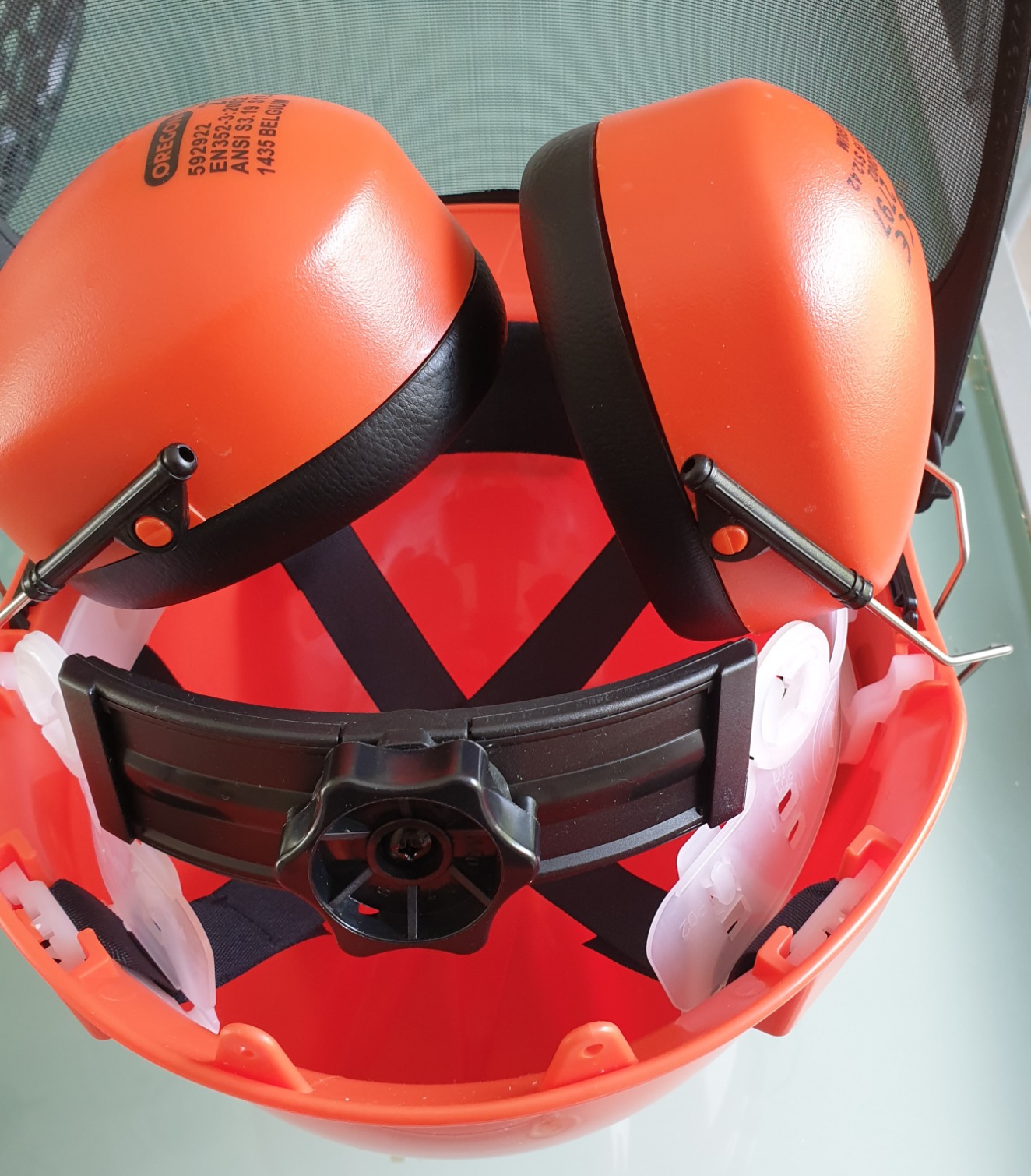 Oregon Yukon casque forestier tronçonneuse visière maille pré-assemblé